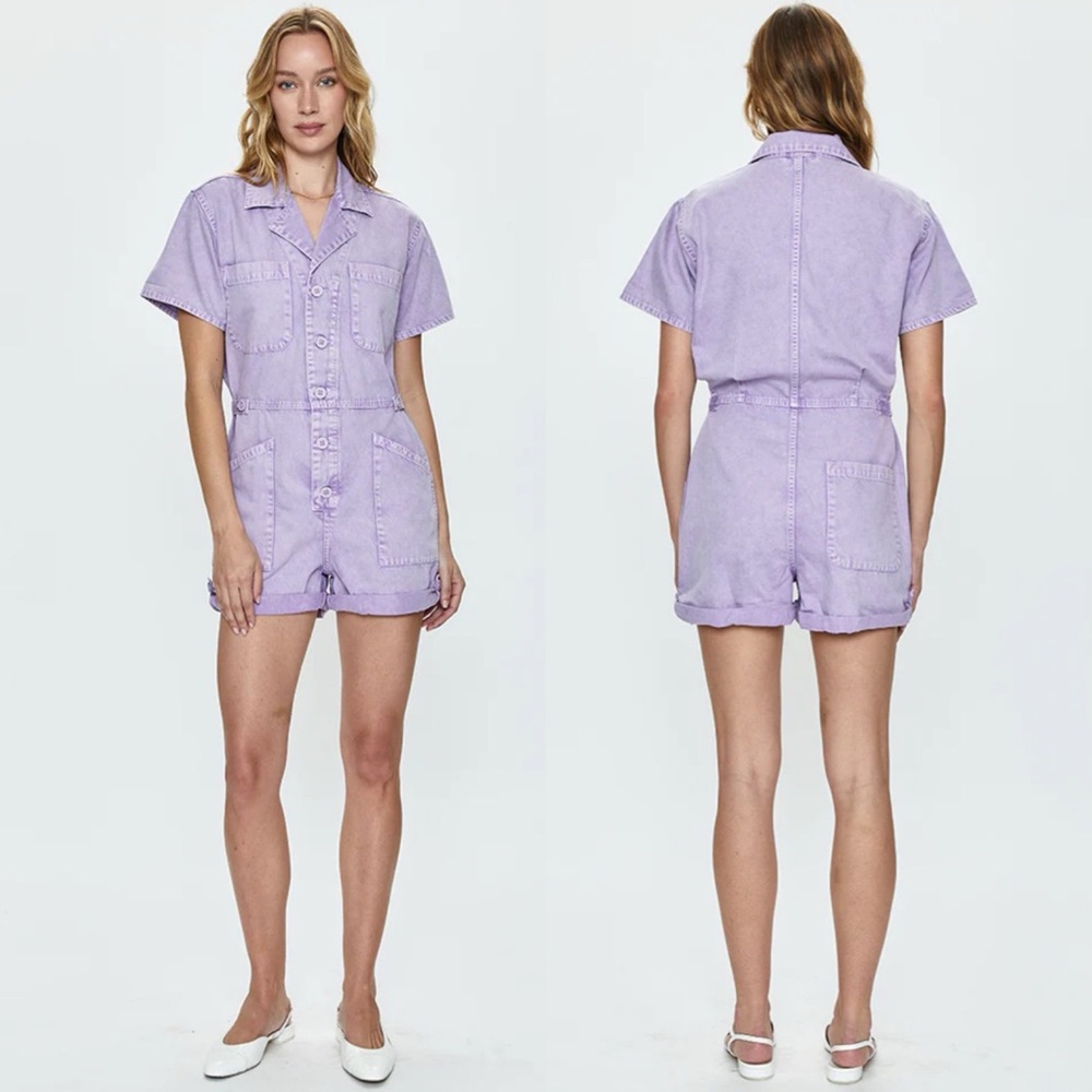 Pistola Parker Short Romper Purple
